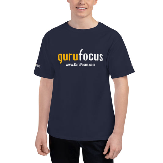 GuruFocus Follow Footsteps Champion T-Shirt