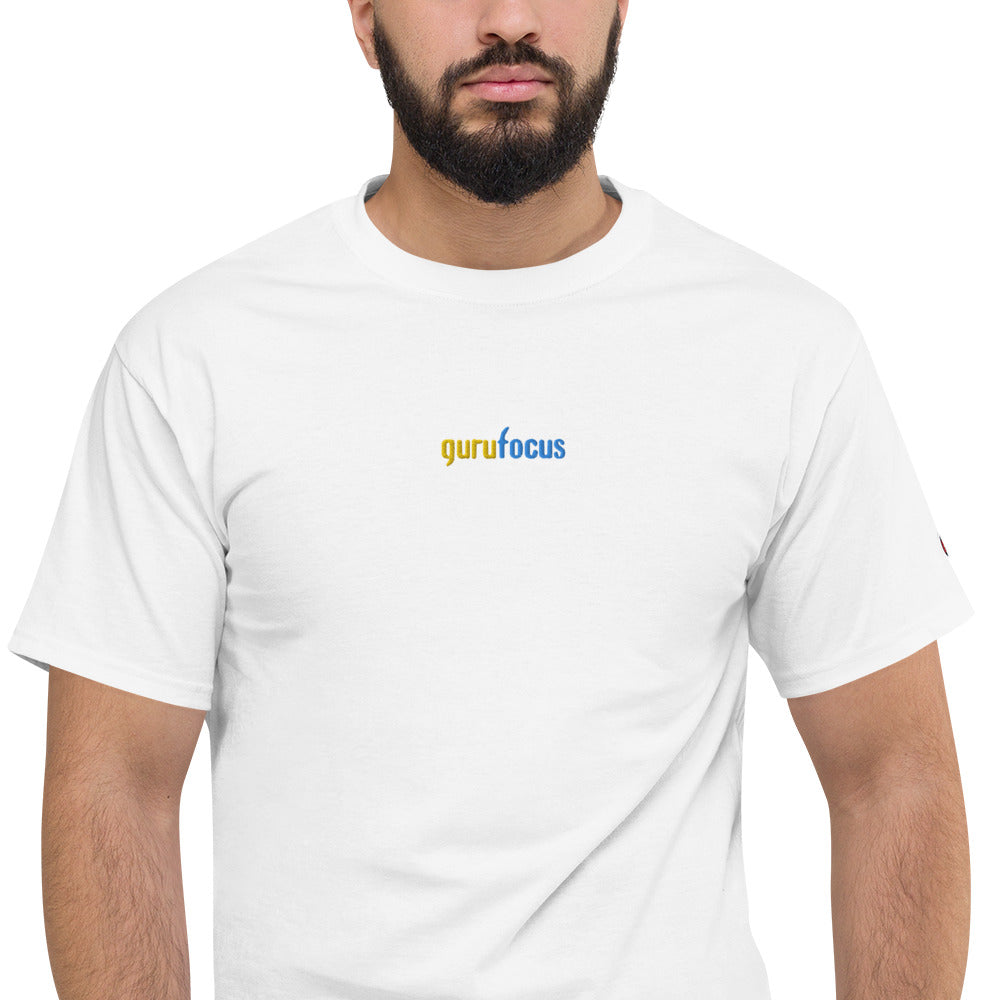 GuruFocus Embroidered logo Champion T-Shirt